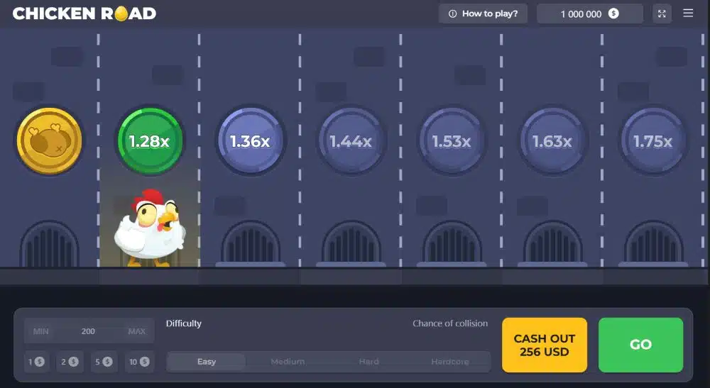 Cómo jugar a Chicken Road 2.
